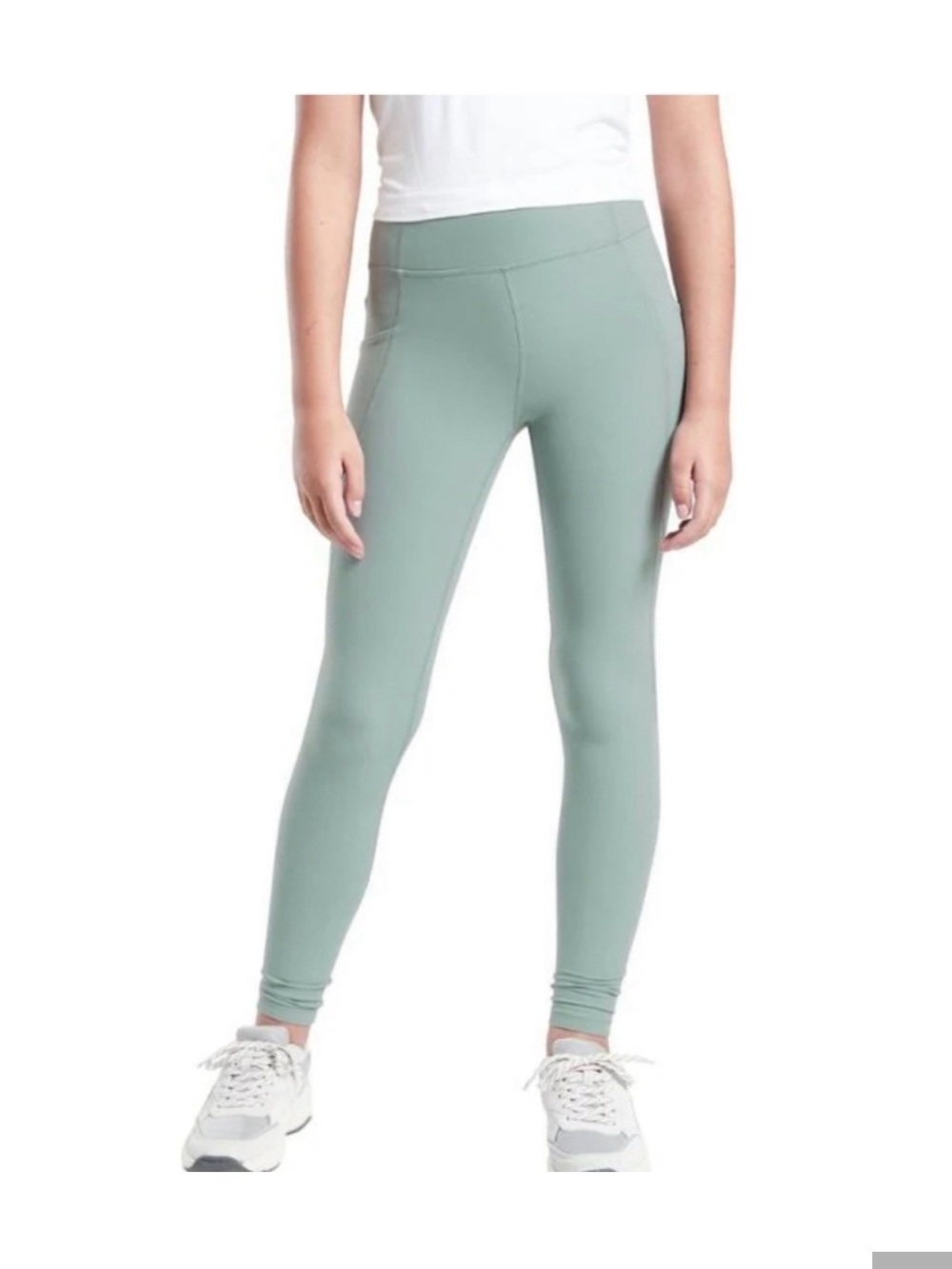 Athleta girl high rise stash your treasure tight green xxl
